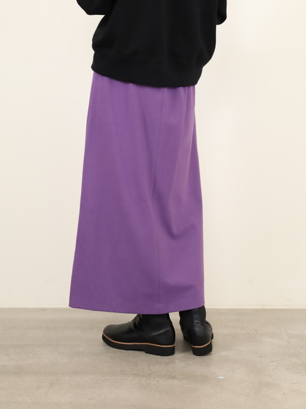 【Doneeyu】カシミヤタッチラップ付きスカート