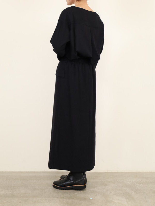 【Doneeyu】カシミヤタッチラップ付きスカート