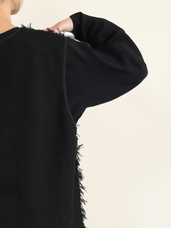 CHIGNON】チュールレースドッキングベスト