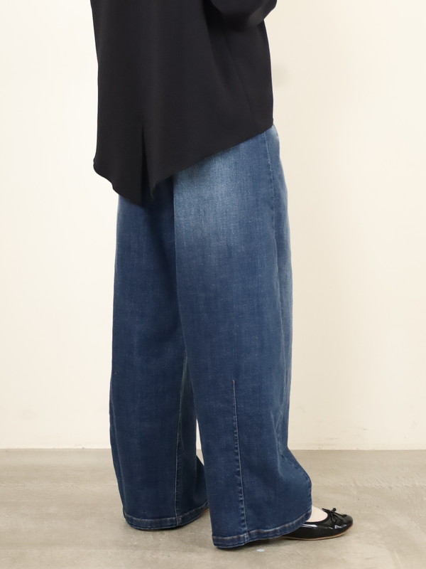 【ayane】バレルレッグデニムパンツ