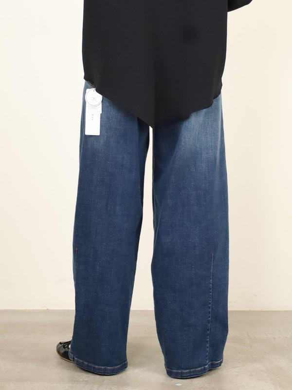 【ayane】バレルレッグデニムパンツ