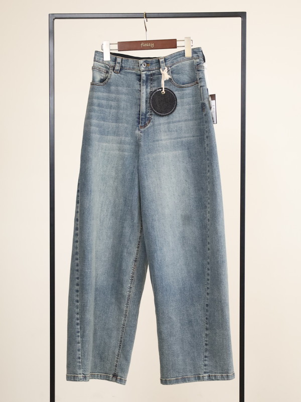 【ayane】バレルレッグデニムパンツ