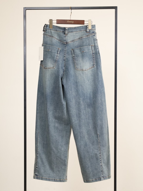 【ayane】バレルレッグデニムパンツ