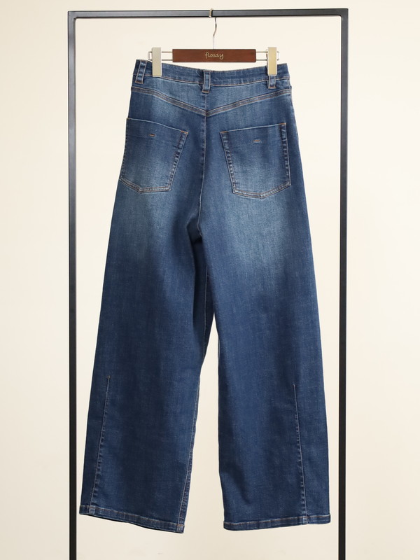 【ayane】バレルレッグデニムパンツ