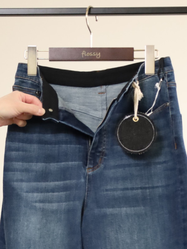 【ayane】バレルレッグデニムパンツ