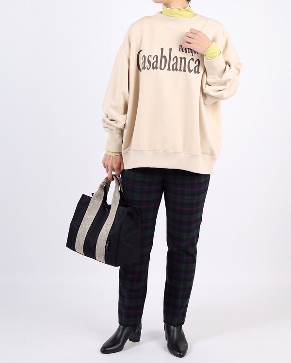 【lechanter】ウォームメローハイネックTシャツ 240101