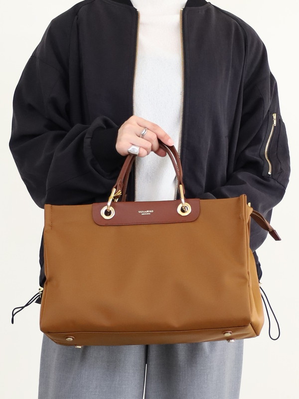 【VIOLA'dORO】ナイロンA4トートバッグ