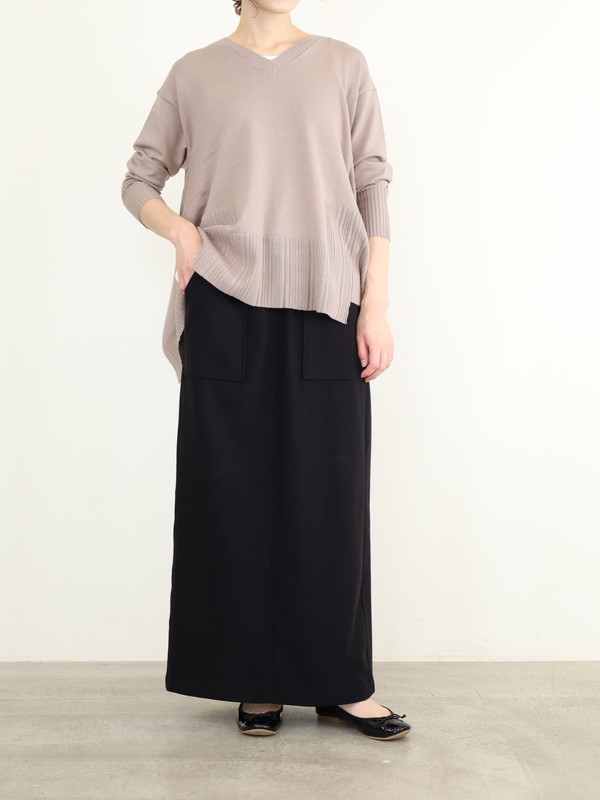 【ayane】2wayストレッチコーデュロイペンシルスカート