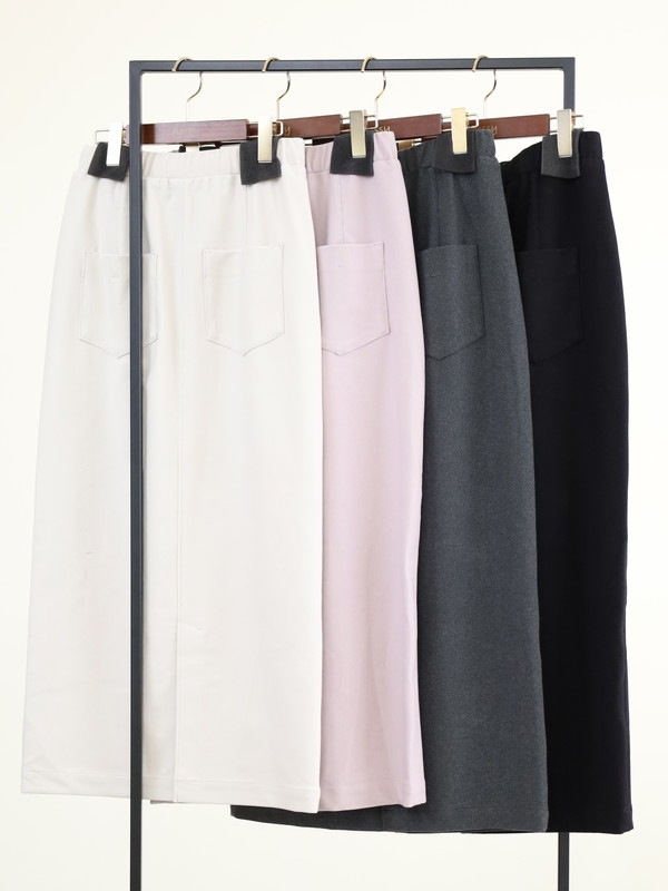 【ayane】2wayストレッチコーデュロイペンシルスカート