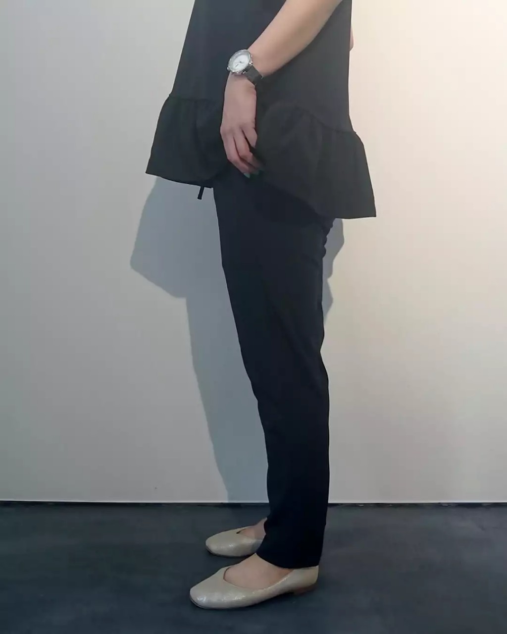 【SONO】 ドロストテーパードパンツ