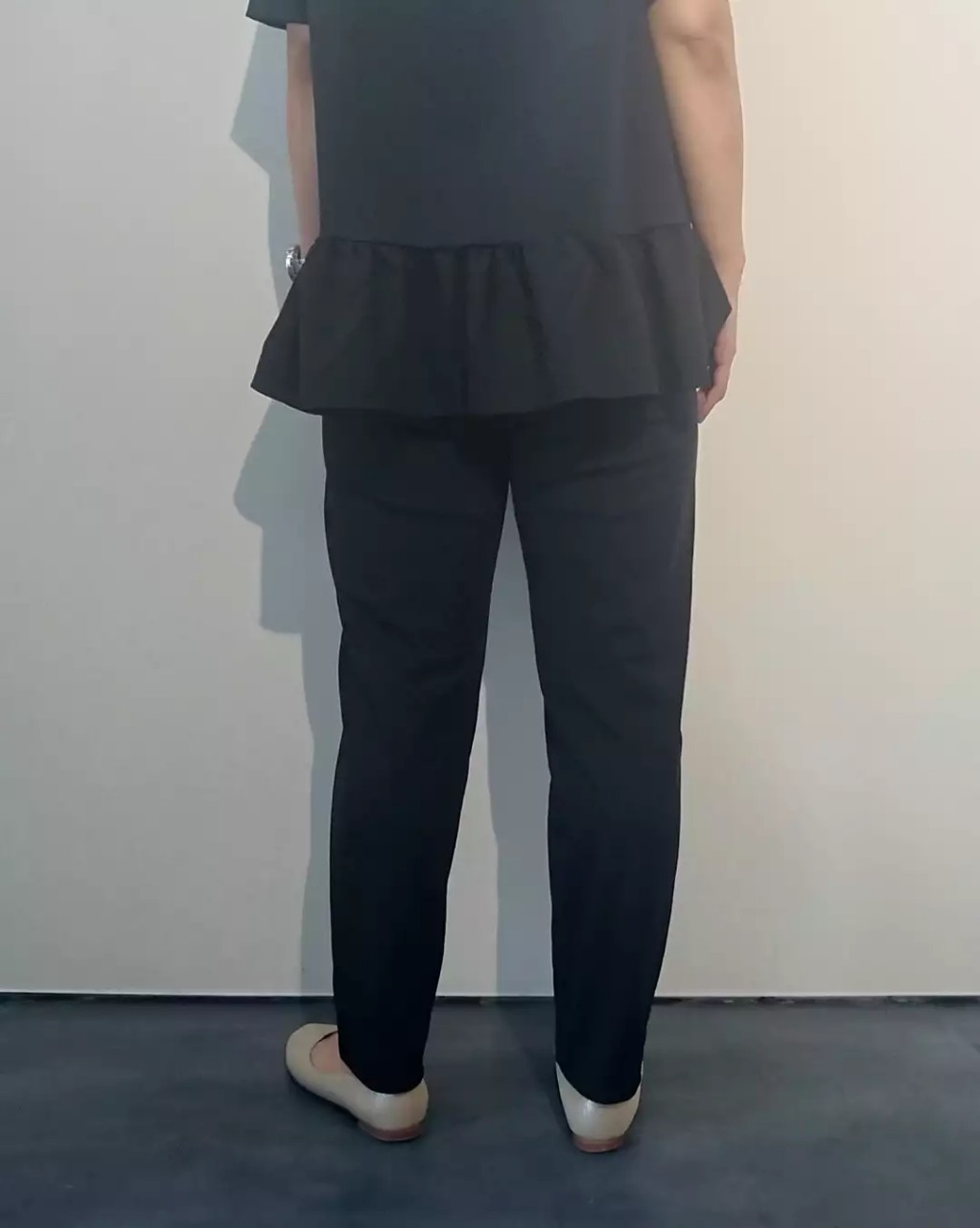 【SONO】 ドロストテーパードパンツ