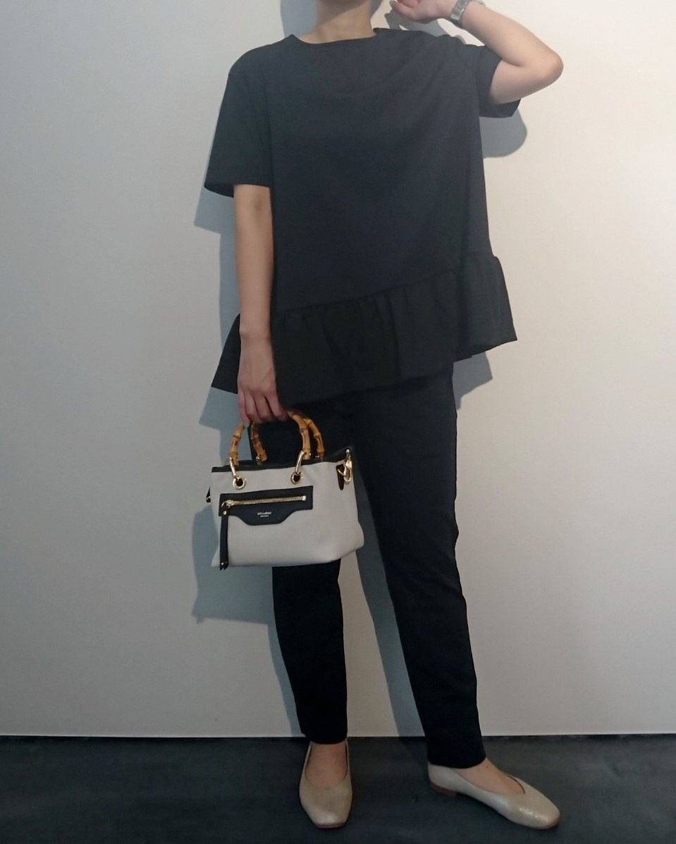 【SONO】 ドロストテーパードパンツ