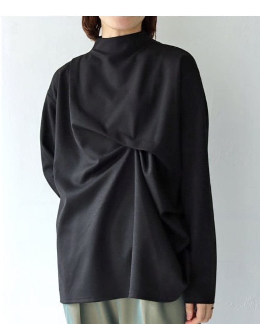 【Lant Kalte】 ボトルネックデザイン長袖カットソー 362-51428