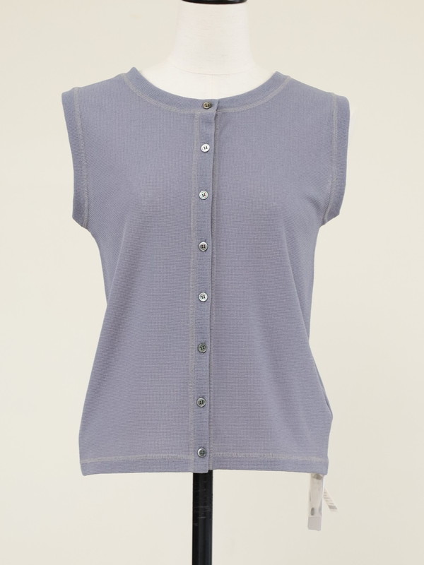 【Emmaculate】前後両用ワッフルタンクトップ