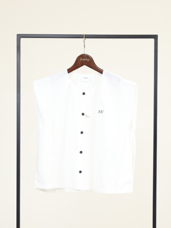 【YENN】ノンスリショート丈シャツ 