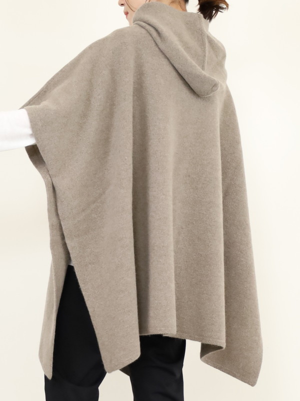 【Emmaculate】フードニットポンチョ 