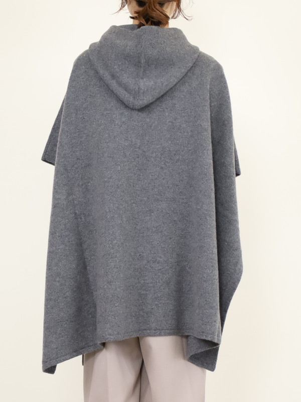 【Emmaculate】フードニットポンチョ 