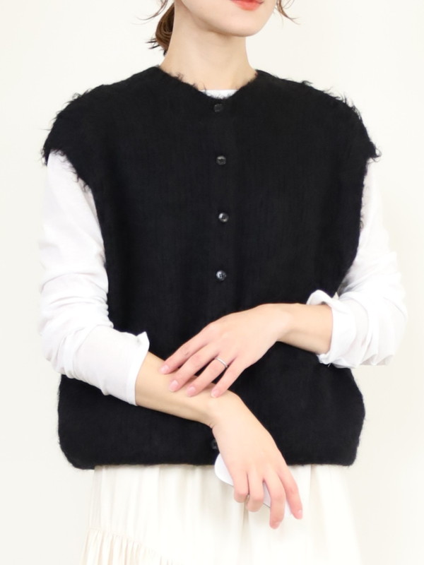 【Emmaculate】前後両用アルパカベスト