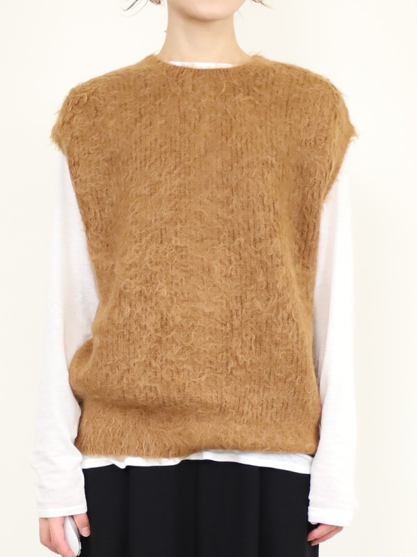 【Emmaculate】前後両用アルパカベスト