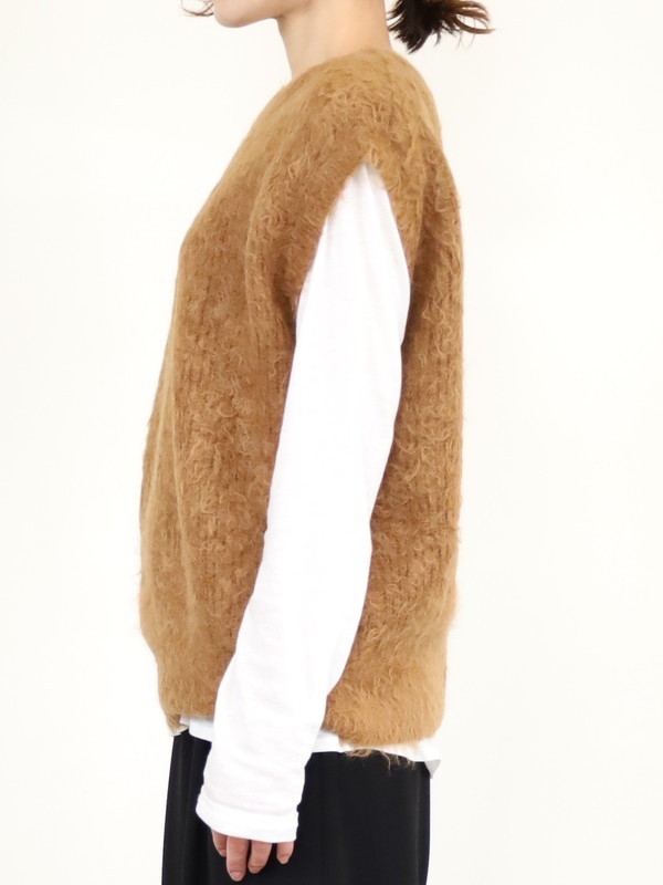 【Emmaculate】前後両用アルパカベスト