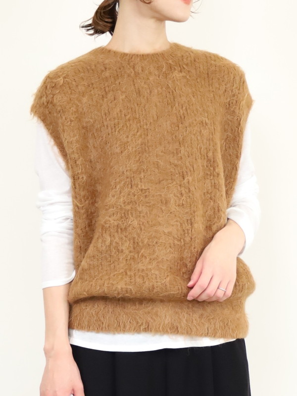 【Emmaculate】前後両用アルパカベスト