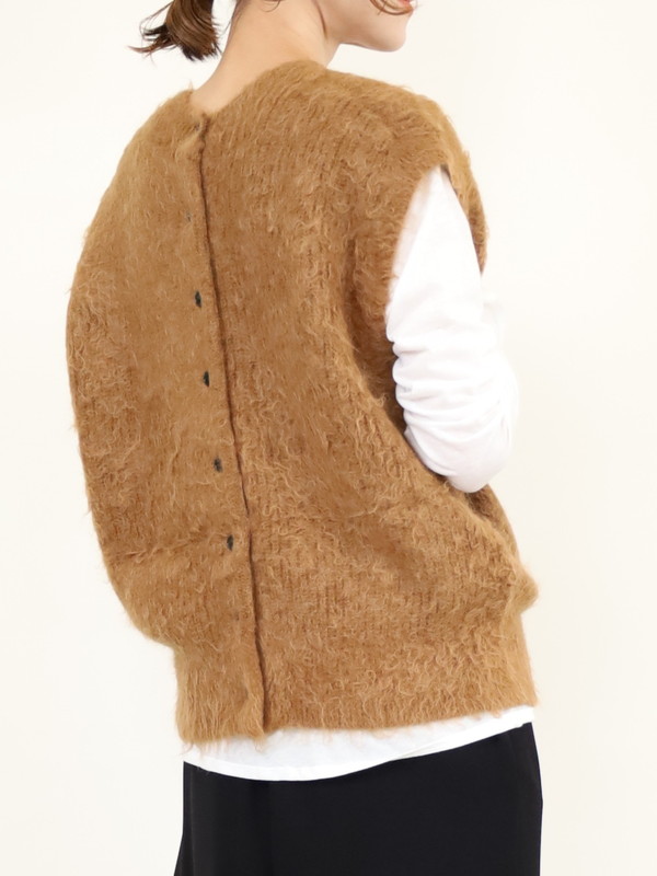 【Emmaculate】前後両用アルパカベスト