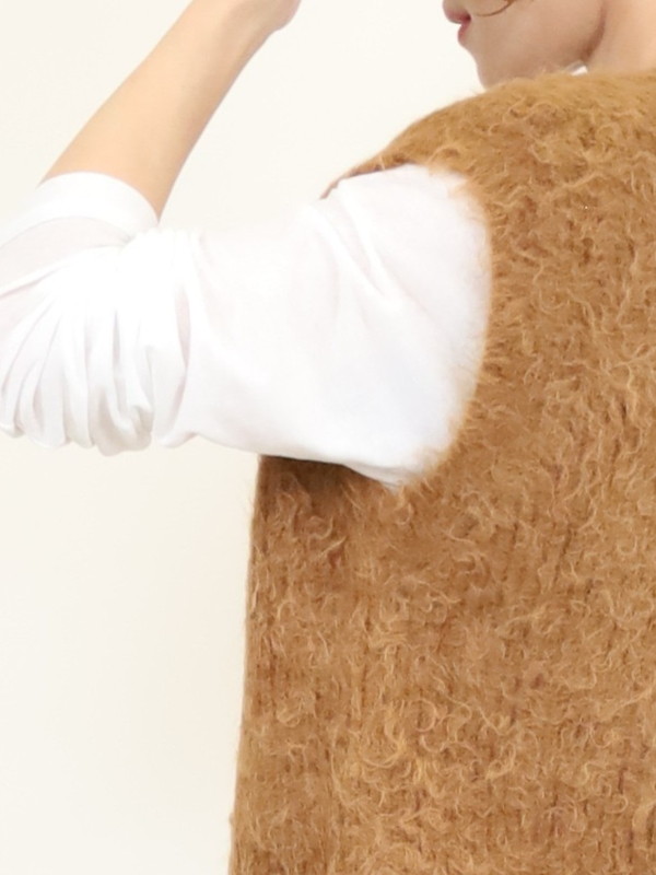 【Emmaculate】前後両用アルパカベスト