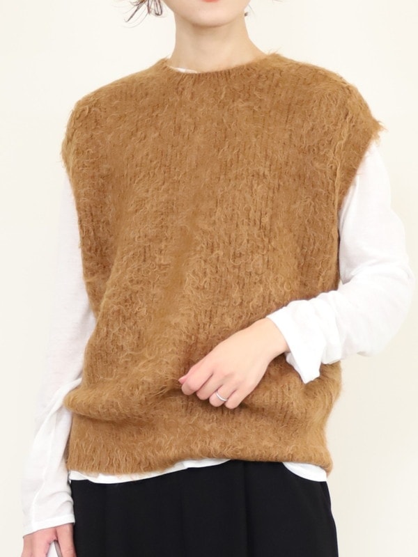 【Emmaculate】前後両用アルパカベスト