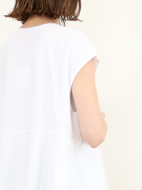 【CHIGNON】裾レースフレンチカットソー 