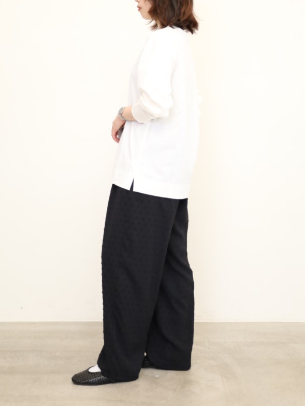 【CEaRET】袖口ロゴ長袖カットソー