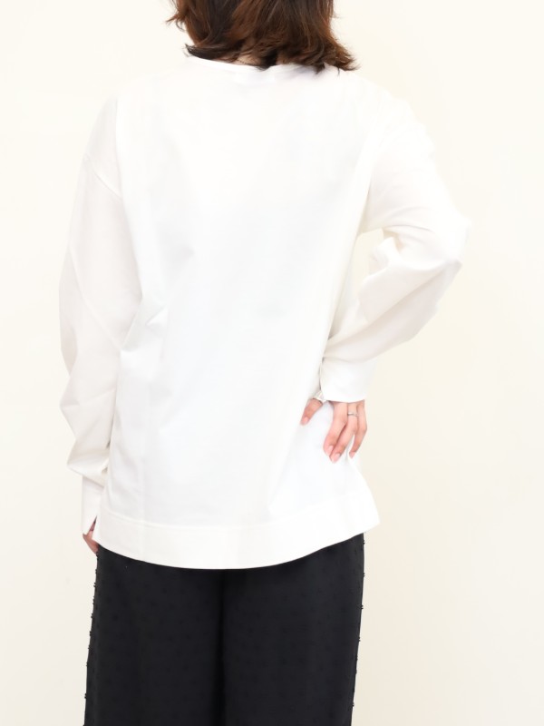 【CEaRET】袖口ロゴ長袖カットソー