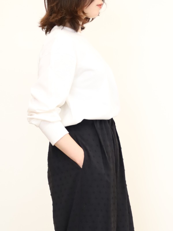 【CEaRET】袖口ロゴ長袖カットソー