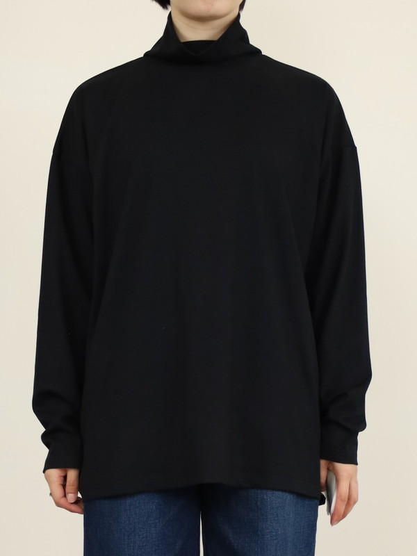 【siro de la bonte】ソフトウォームハイネックカットソー