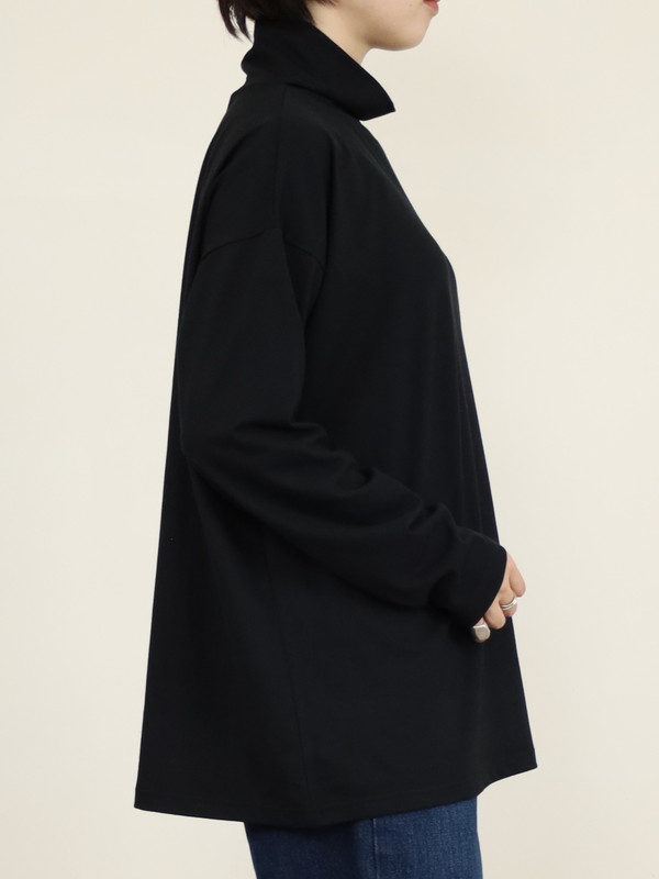 【siro de la bonte】ソフトウォームハイネックカットソー