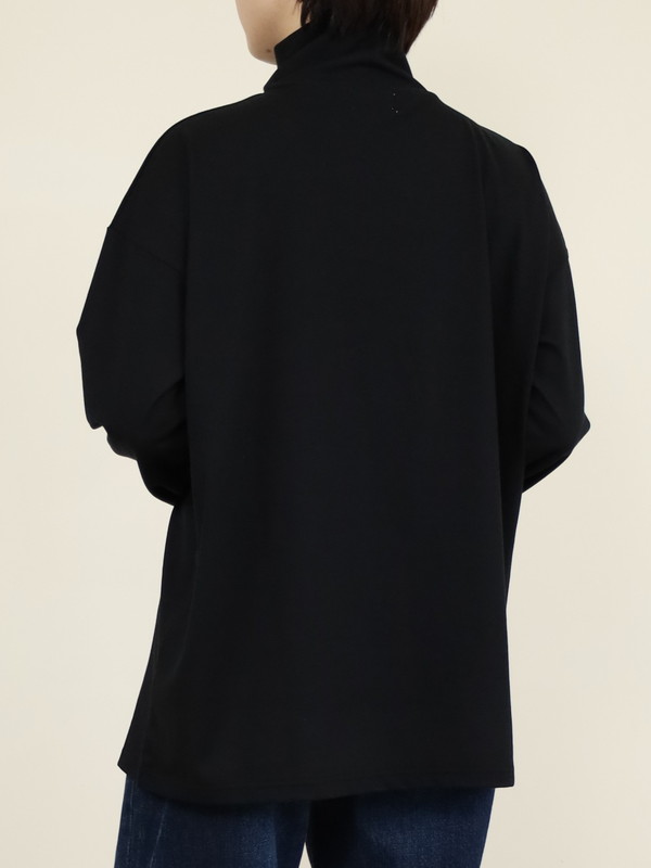 【siro de la bonte】ソフトウォームハイネックカットソー