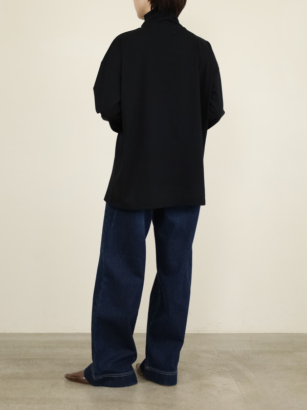 【siro de la bonte】ソフトウォームハイネックカットソー