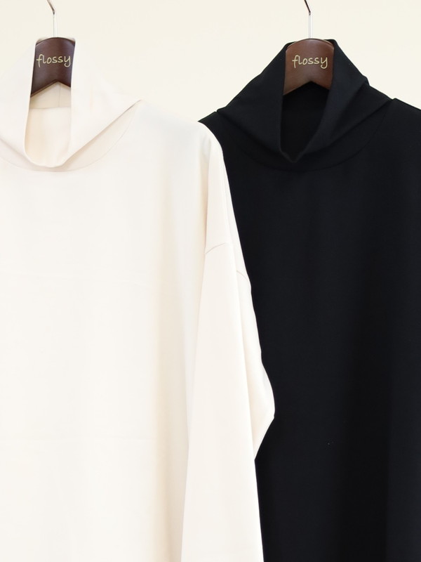 【siro de la bonte】ソフトウォームハイネックカットソー