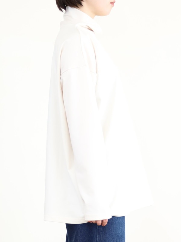 【siro de la bonte】ソフトウォームハイネックカットソー