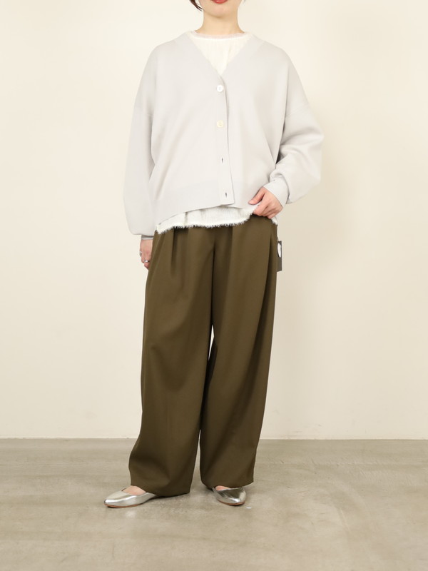【MICA&DEAL】ミラノリブショートカーディガン