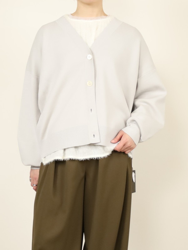 【MICA&DEAL】ミラノリブショートカーディガン