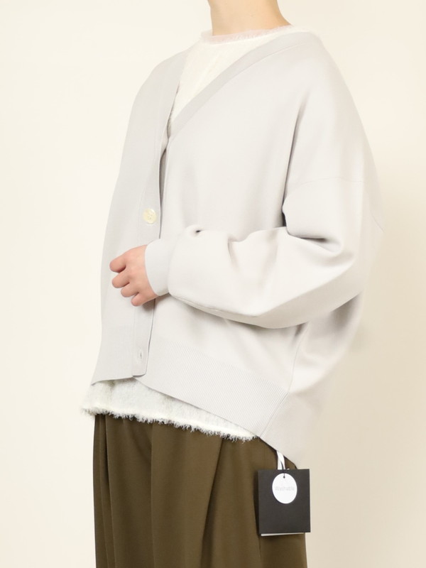 【MICA&DEAL】ミラノリブショートカーディガン