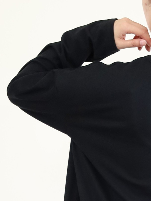 【siro de la bonte】ソフトウォームラウンドヘムカットソー