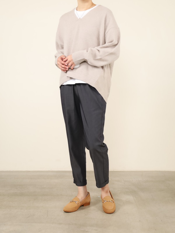 【MARECHAL TERRE】ウエストゴムタックパンツ