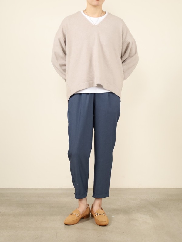 【MARECHAL TERRE】ウエストゴムタックパンツ