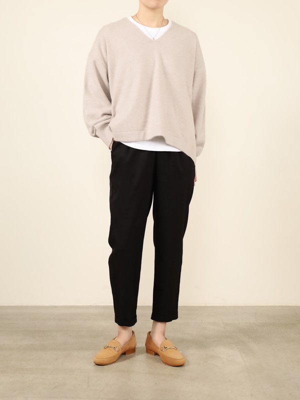 【MARECHAL TERRE】ウエストゴムタックパンツ