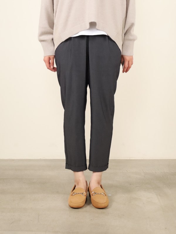【MARECHAL TERRE】ウエストゴムタックパンツ