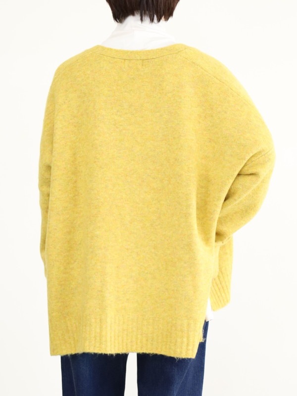 【siro de la bonte】ホイップヤーンサイドスリットカーディガン