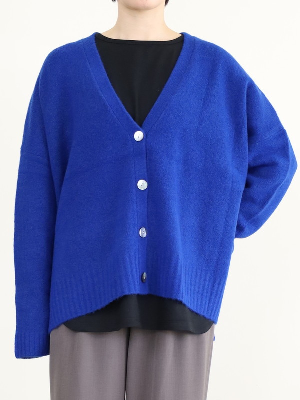 【siro de la bonte】ホイップヤーンサイドスリットカーディガン