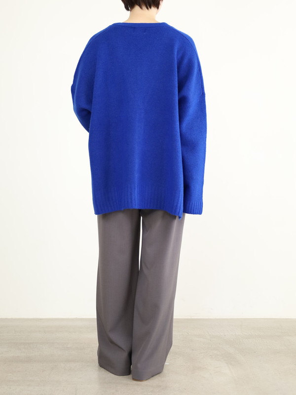 【siro de la bonte】ホイップヤーンサイドスリットカーディガン