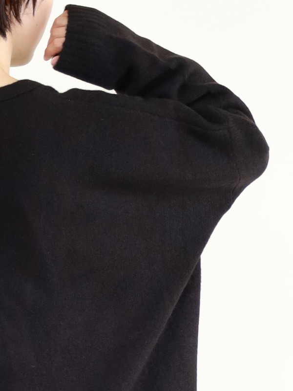 【siro de la bonte】ホイップヤーンサイドスリットカーディガン